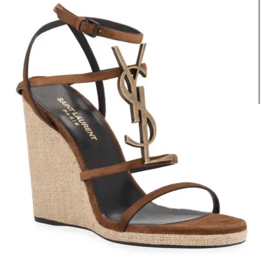 New YSL Wedge Espadrilles